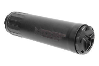 Huxwrx ventum 5.56 3d printed titanium flow through suppressor in black